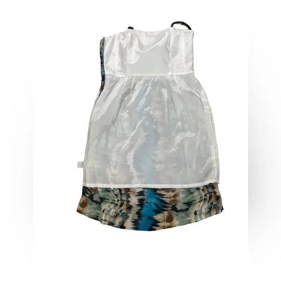 Trina Turk Blue and Brown Patterned Mini Dress - Picture 10 of 10